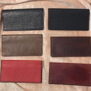 thumbnail image 2 of Marshal Genuine Soft Leather Checkbook Cover With ID Window - Hand Crafted, Bifold, Brand New 2 of 12